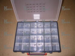 CASSETTA CALIBRATURA INIETTORE 240pz cr-1.20/1.70 diff.0,02 10pz/tipo D.4,5-2,5