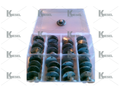 BOX NUTS REGULATOR DETROIT from 6,60-6,82mm (12 types)-tot 60 pcs