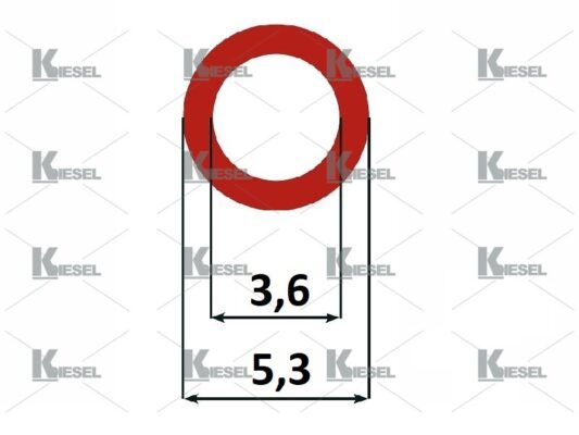 SHIM FOR INJECTOR PIEZO D.5,30-3,60 mm 1.75