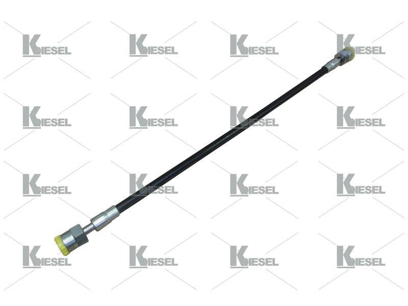 TUYAU FLEXIBLE cr 450 mm 14x14x1,5 - Ø 2  (BLACK COVER)