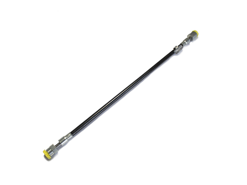 FLEXIBLE PIPE 12x1.5 - 14x1.5 D2.0 L450mm (BLACK COVER)