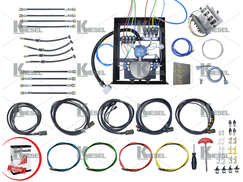 KIT EXTENTION POUR INJECTEURS CR SUR BANC D'ESSAI TOPTEC