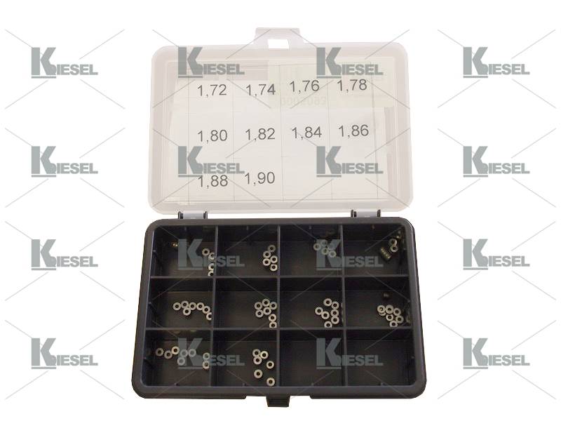 CASSETTE DE CALIBR.INJECT.DENSO 120pz 2,99/3,10 diff.0,01 10pz/t. Q 23.2-20