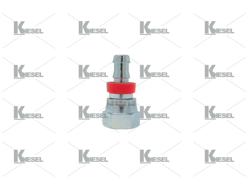 RACCORDO DRITTO FEMM. SEDE OGIVA 60° CIL. 3/8