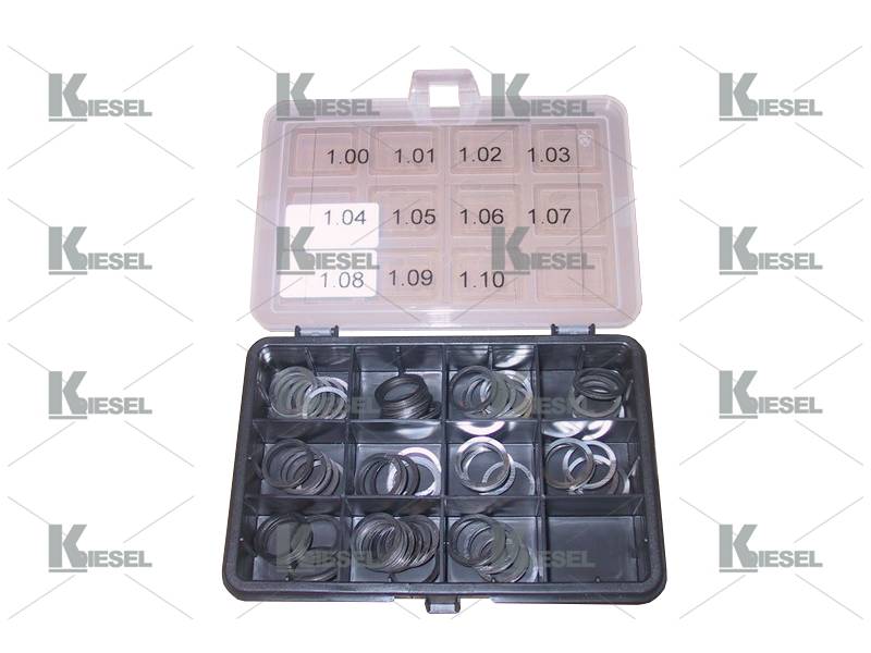 CASSETTA CALIBR.INIETTORE 110pz cr-0.90/1.00 diff.0,01 10pz/tipo D.23,70-19,00