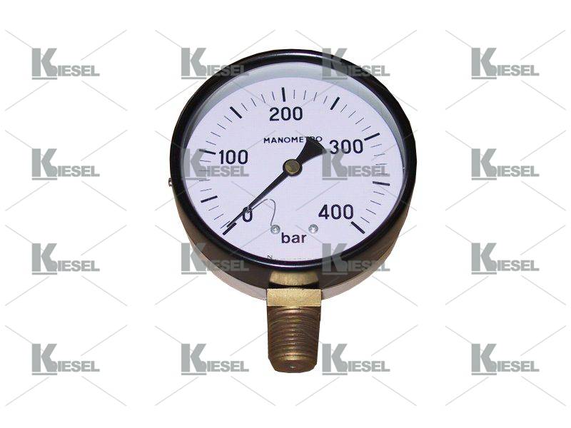 MANOMETRE 0-400 bar  D 1/2"